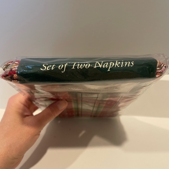 Holiday at Home Set of 2 Napkins NEW - Picture 3 of 5